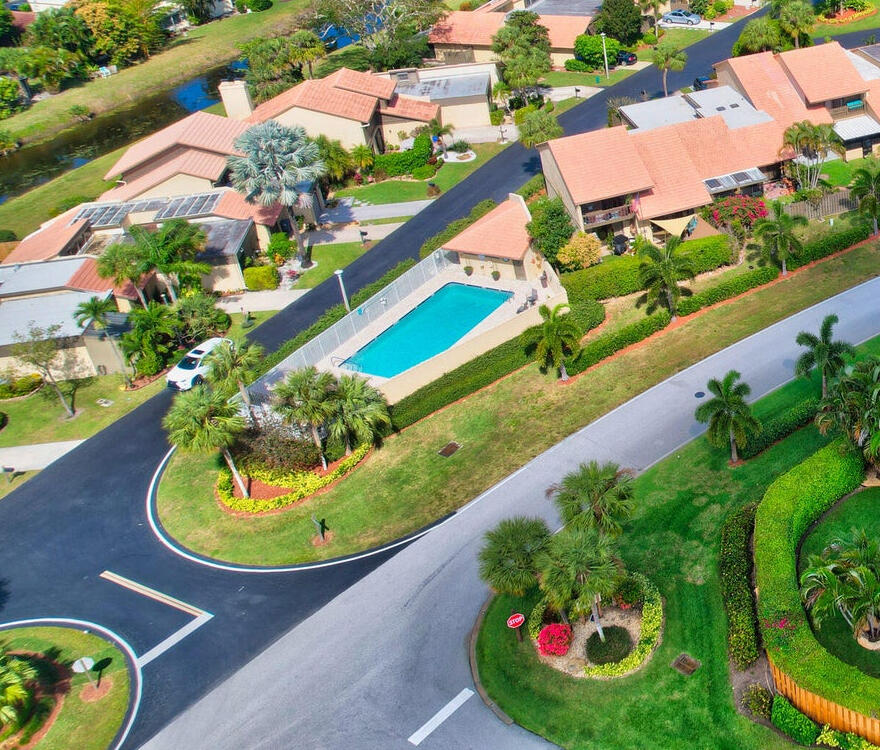 11063 Oakdale Road Boynton Beach, FL 33437 - Photo 47 of 65 an aerial view of a house with yard