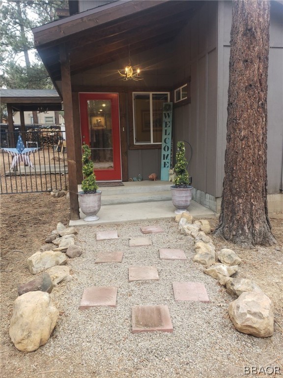 270 Spruce Lane Sugarloaf, CA 92386 - Photo 2 of 39 a view of entrance gate of the house
