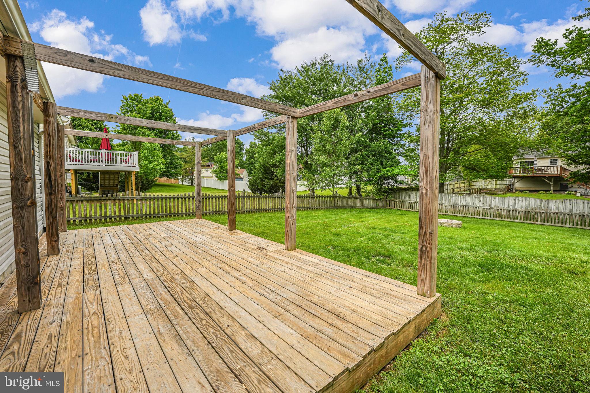 205 Choptank Road Stafford, VA 22556 - Photo 27 of 32 Deck Behind Garage
