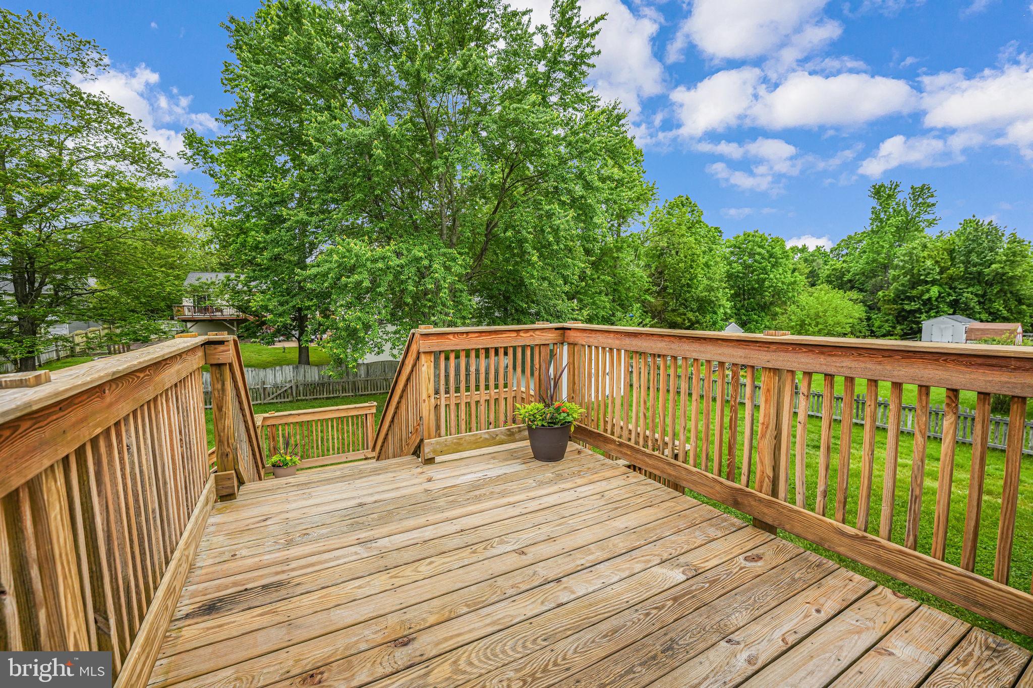 205 Choptank Road Stafford, VA 22556 - Photo 29 of 32 Upper Deck off the Kitchen