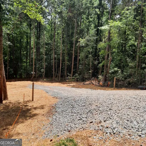 a street view covered with snow