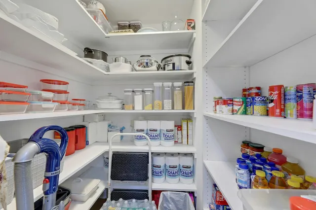 a view of storage and utility room