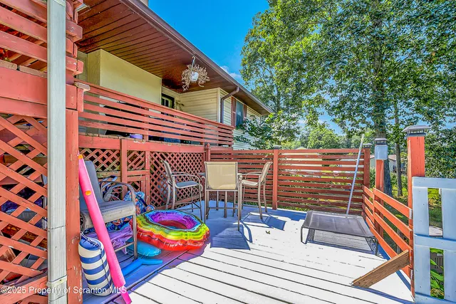 a view of outdoor space with seating area