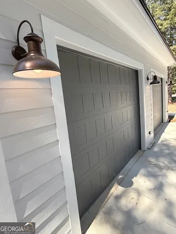 a close view of closet