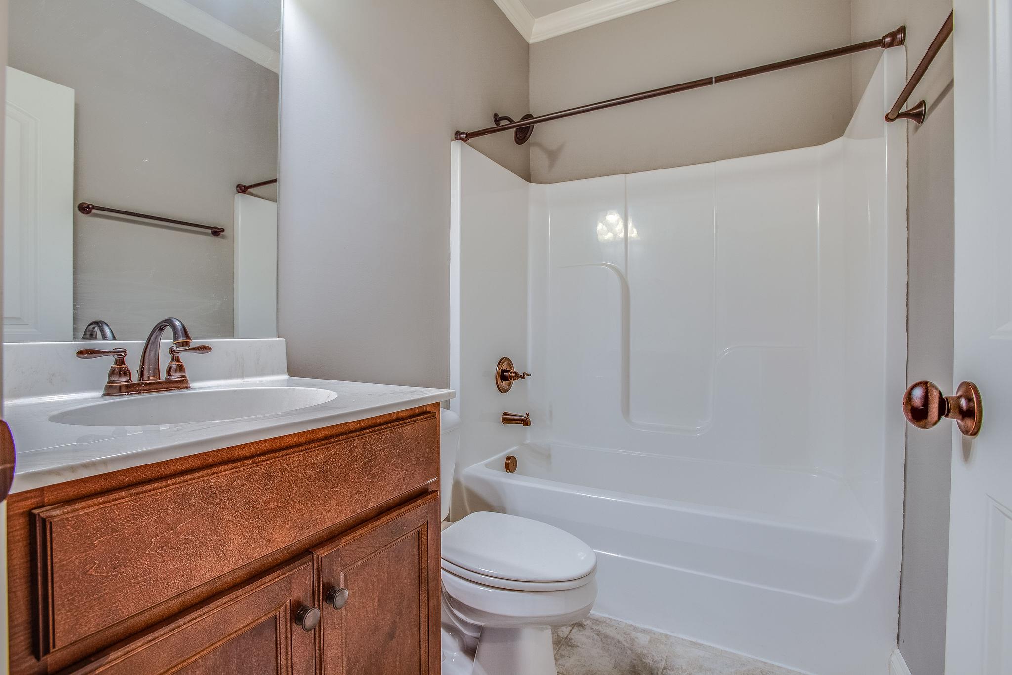 7026 Brindle Ridge Way Spring Hill, TN 37174 - Photo 14 of 23 Full guest bath downstairs.