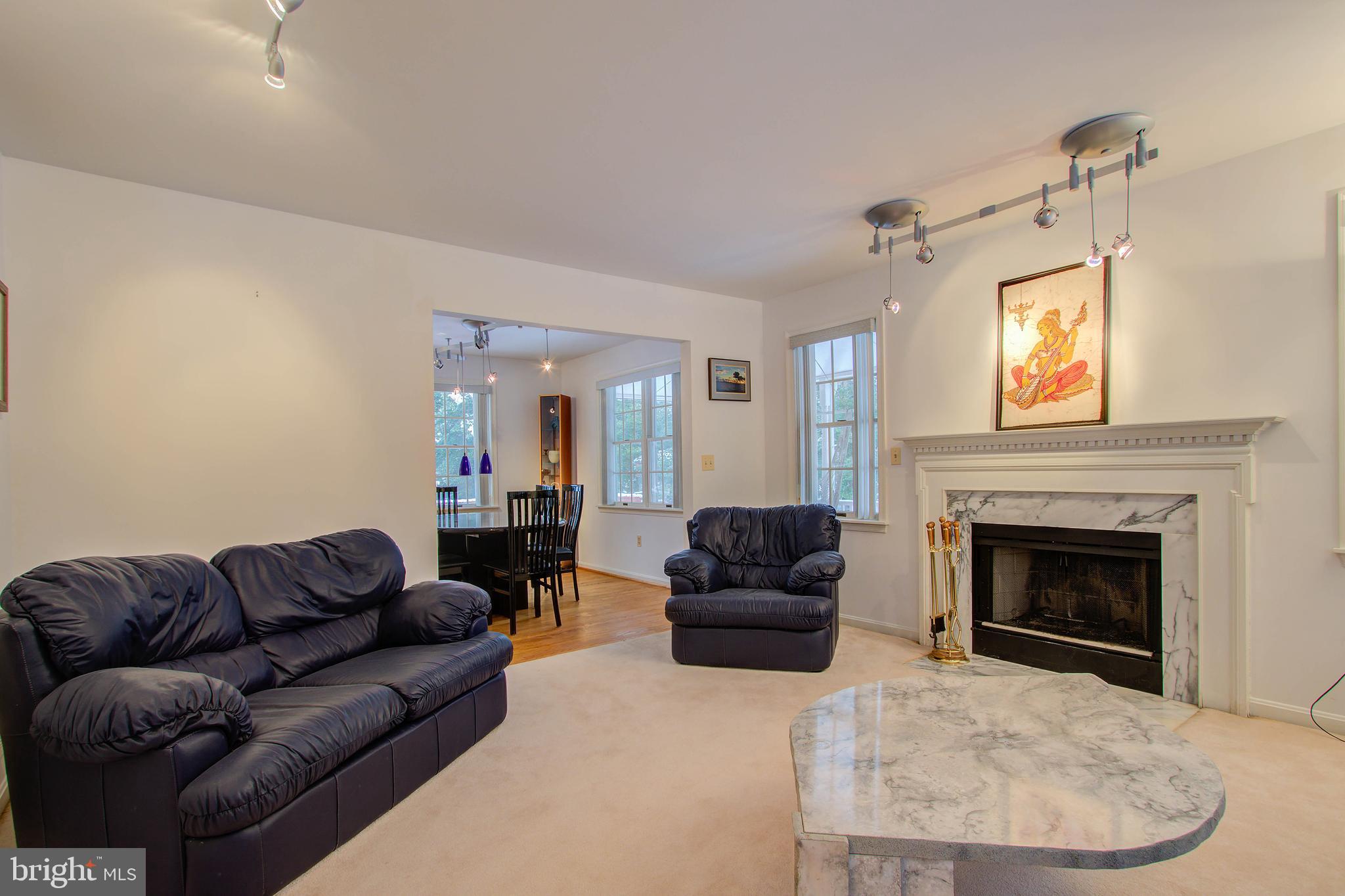 Living room to formal dining room
