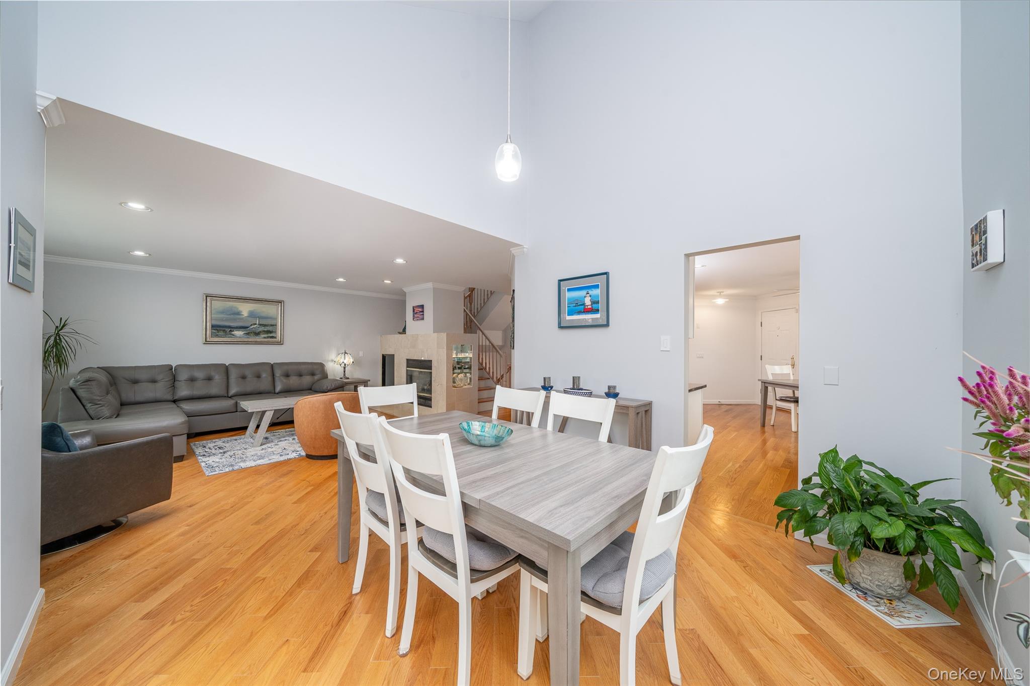 9 High Ridge Road Ossining, NY 10562 - Photo 12 of 50 a view of a dining room with furniture and wooden floor