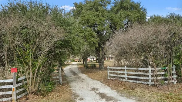 a view of outdoor space with deck and tree