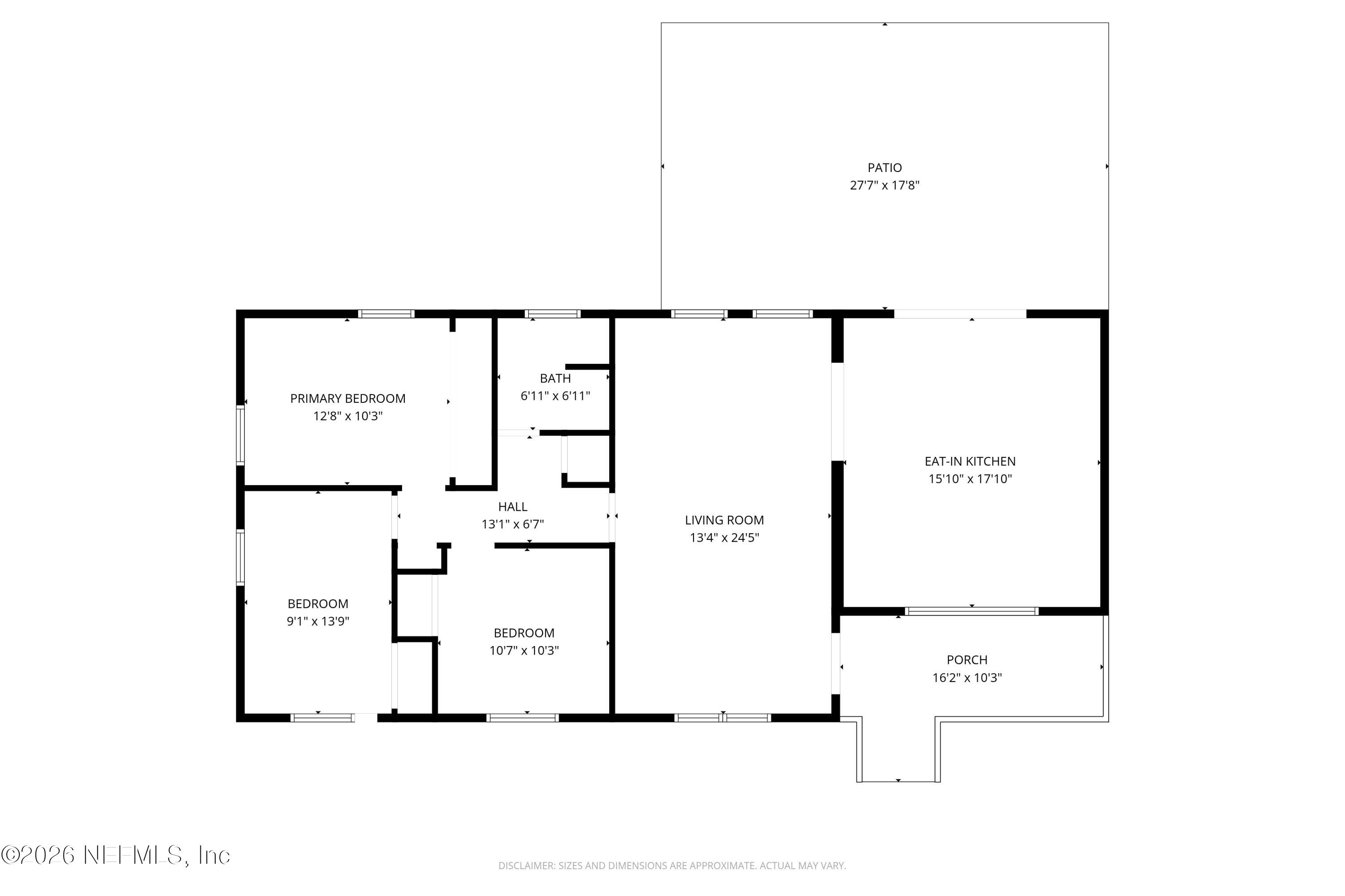 10114 Haverford Road Jacksonville, FL 32218 - Photo 31 of 31 Floor Plan