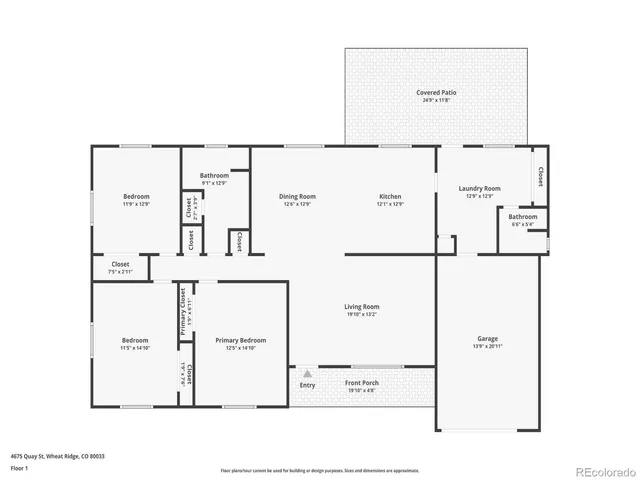 $499,000 | 4675 Quay Street, Wheat Ridge, CO 80033