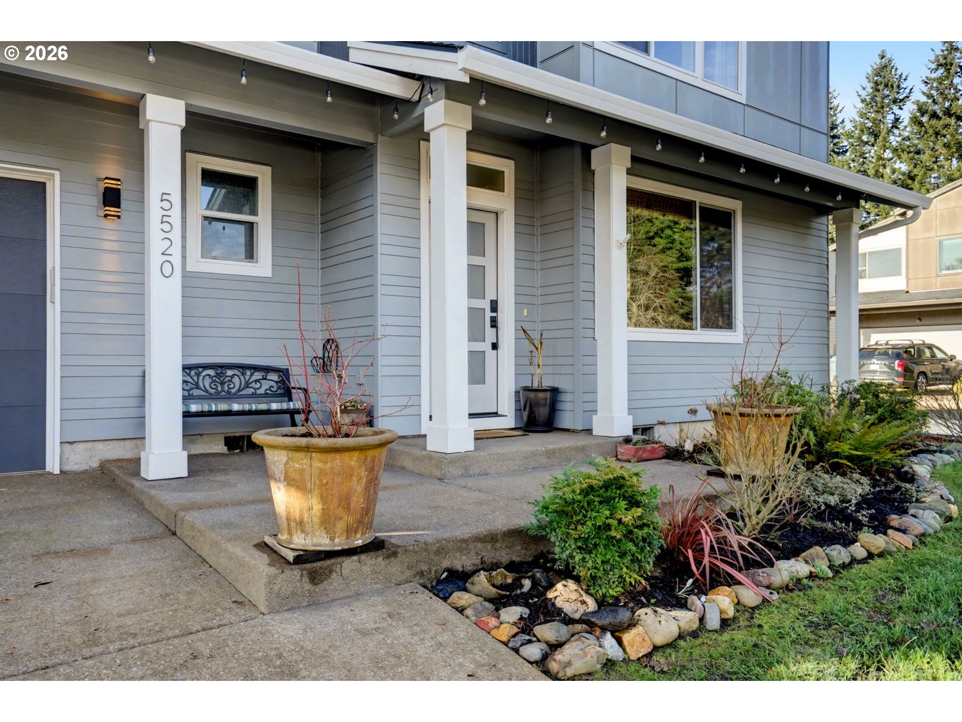 5520 Crossler Meadow Loop South Salem, OR 97306 - Photo 2 of 40 a view of a patio with table and chairs and potted plants