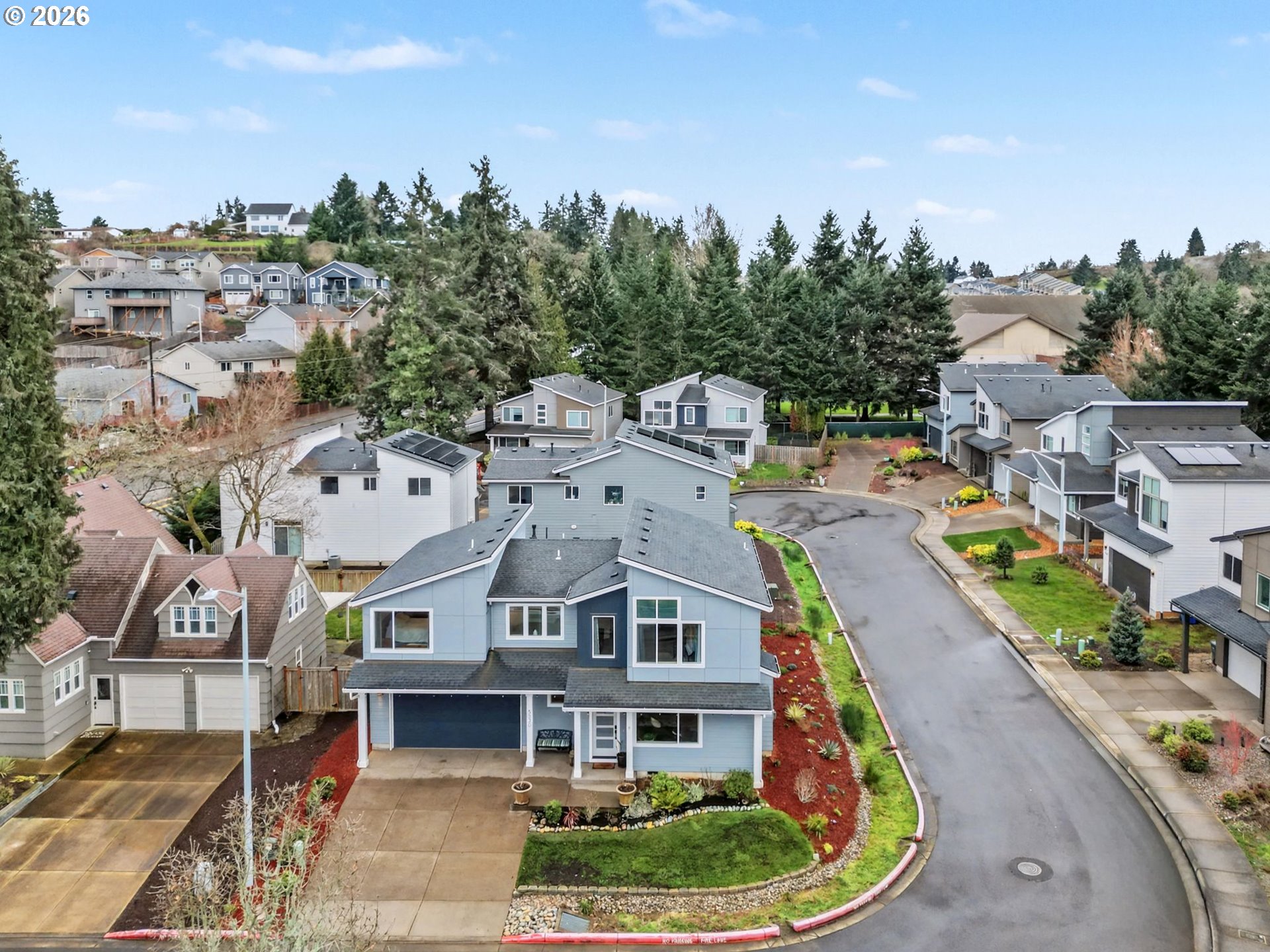 5520 Crossler Meadow Loop South Salem, OR 97306 - Photo 8 of 40 an aerial view of a house with a garden and plants