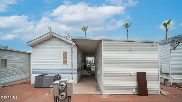 a view of outdoor space with seating area