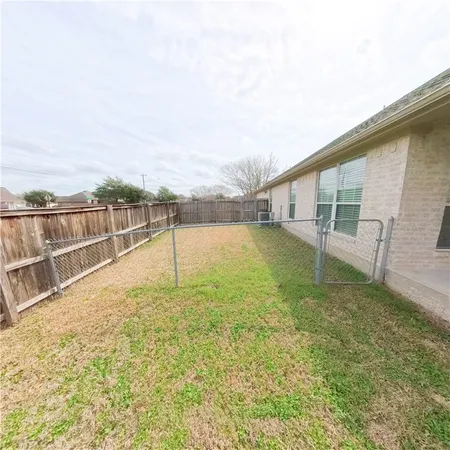 a view of an outdoor space and swimming pool