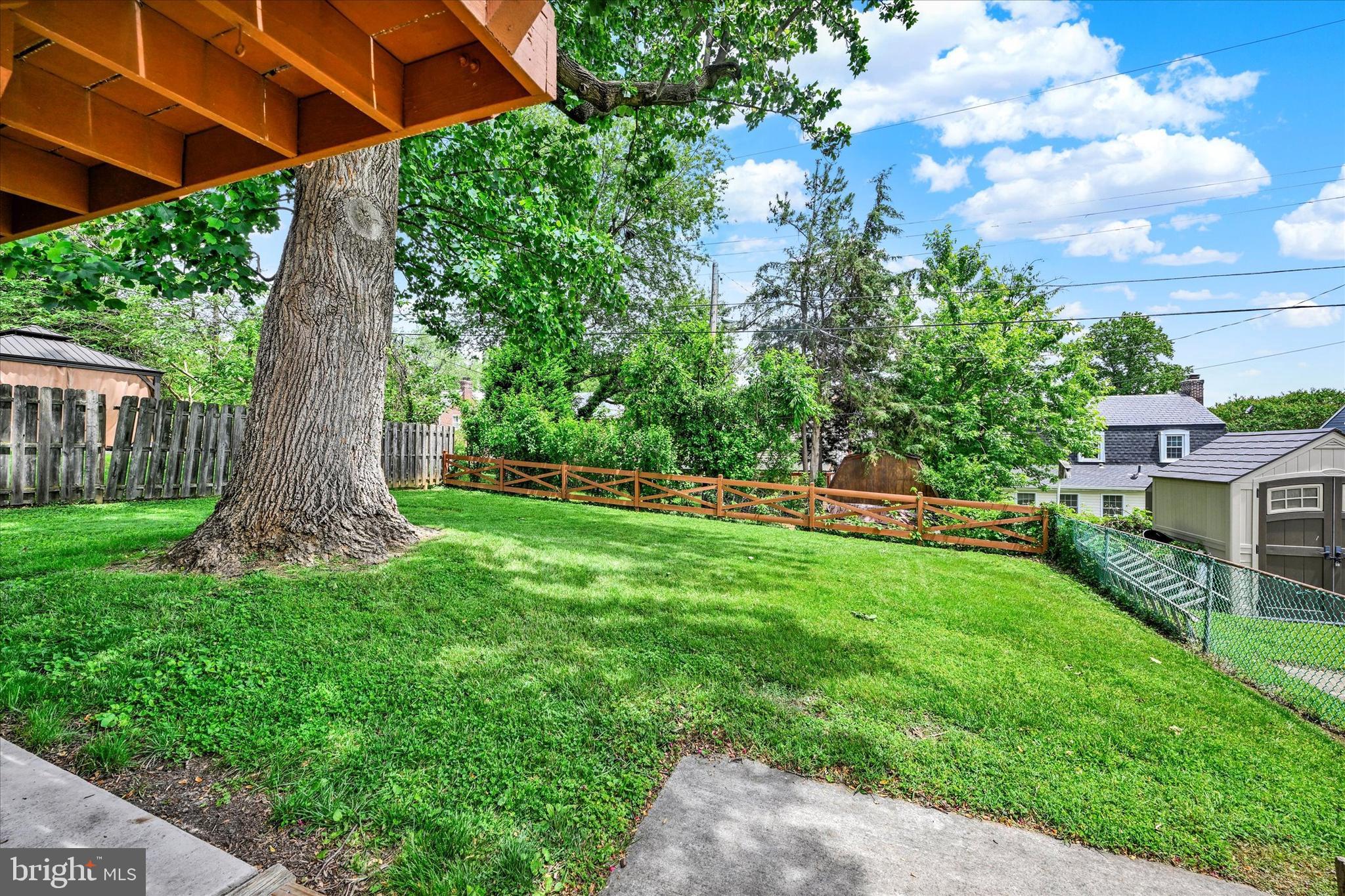 619 Warwick Road Baltimore, MD 21229 - Photo 33 of 41 a view of a garden with a tree