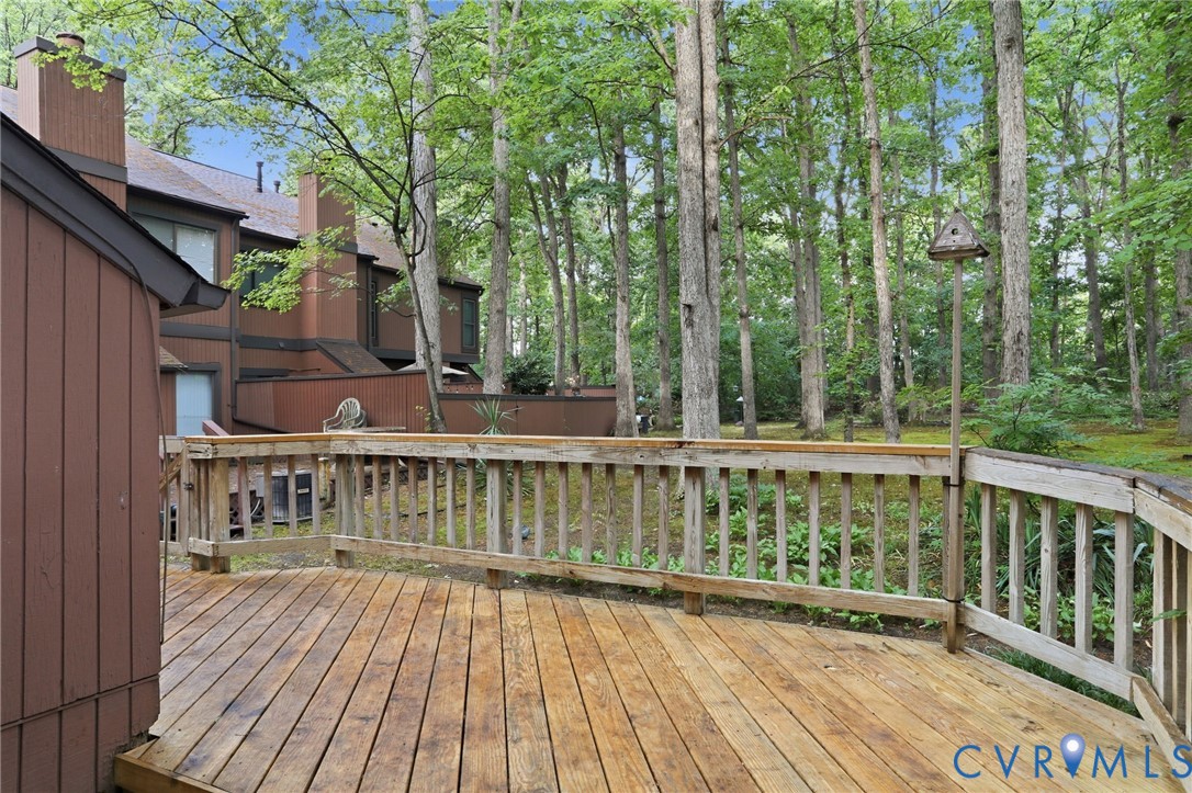 11735 South Briar Patch Drive Midlothian, VA 23113 - Photo 34 of 48 a view of balcony with deck and wooden floor