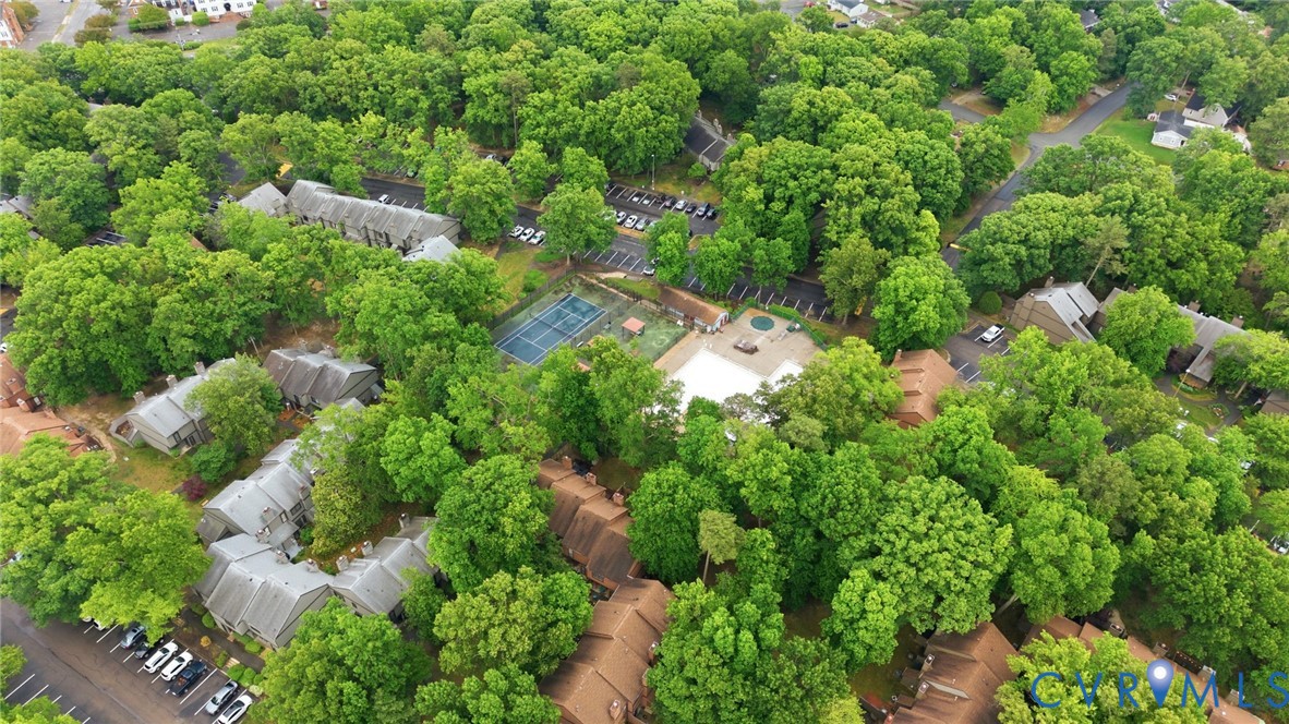11735 South Briar Patch Drive Midlothian, VA 23113 - Photo 44 of 48 an aerial view of residential house with outdoor space and trees all around