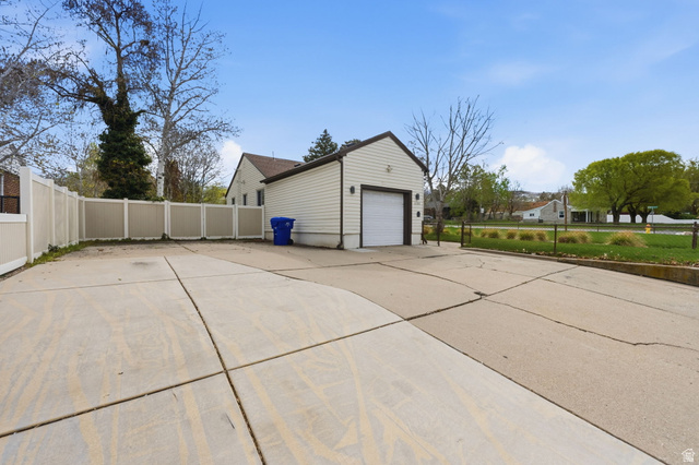 1795 South 200 West Bountiful, UT 84010 - Photo 28 of 37 View of property exterior with concrete driveway and an outbuilding