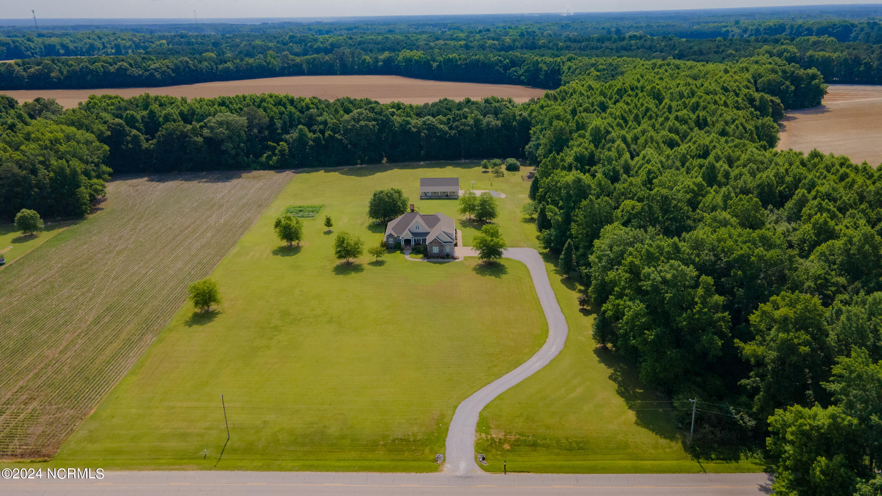7757 Brame Road Kenly, NC 27542 - Photo 2 of 99 7757drone-1