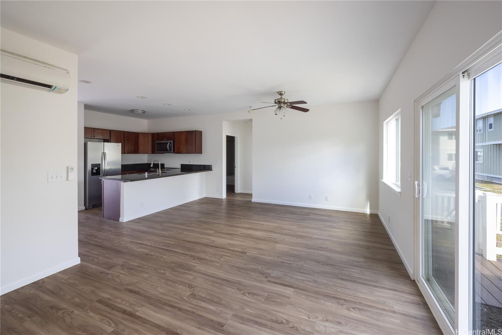 87-176 Maipalaoa Road, Unit Q38 Waianae, HI 96792 - Photo 1 of 18 a view of kitchen with wooden floor