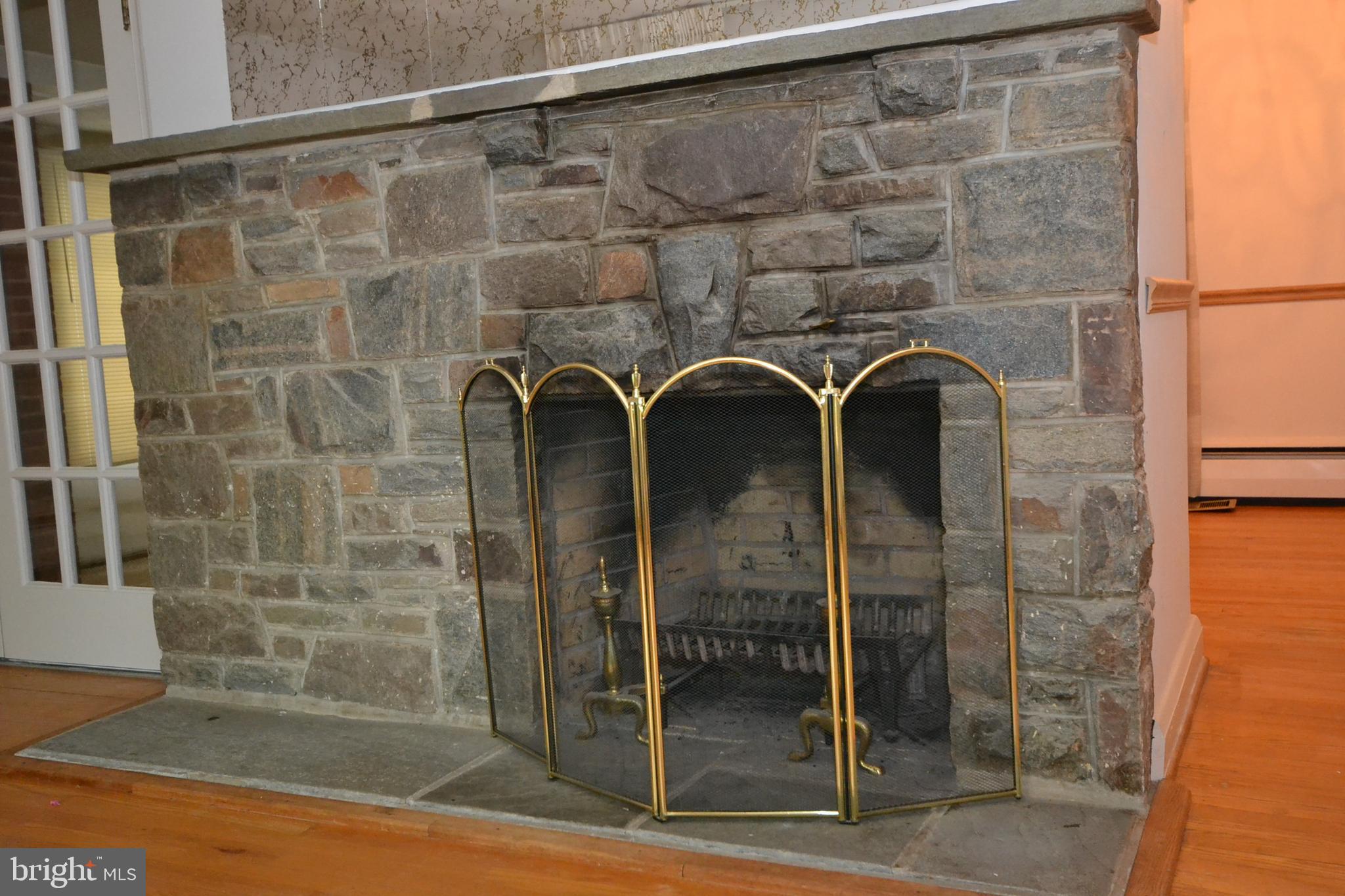 6106 Rusk Avenue Baltimore, MD 21209 - Photo 5 of 42 Stone Fireplace
