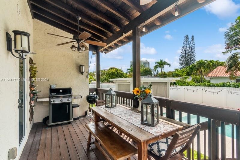 428 Southwest 23rd Road Miami, FL 33129 - Photo 22 of 41 OUTDOOR DINING LOOKING OVER THE POOL AND GAZEBO