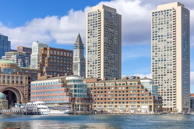 a view of a city with tall buildings