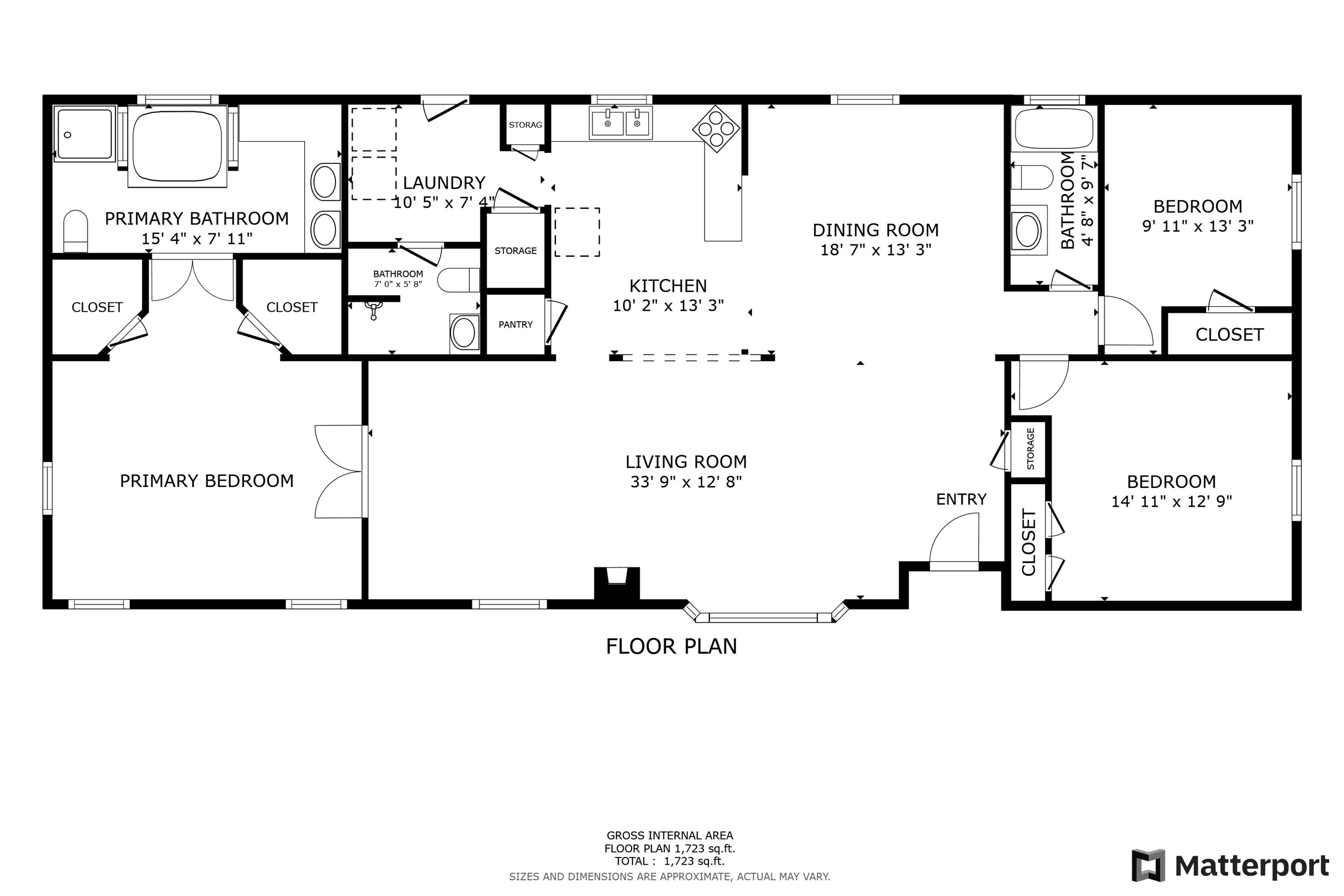 18 Eagle-Peak Bridgeport, CA 93517 - Photo 42 of 45 a picture of a floor plan