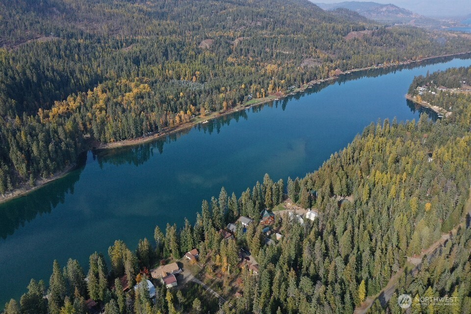 a view of a lake with a lake