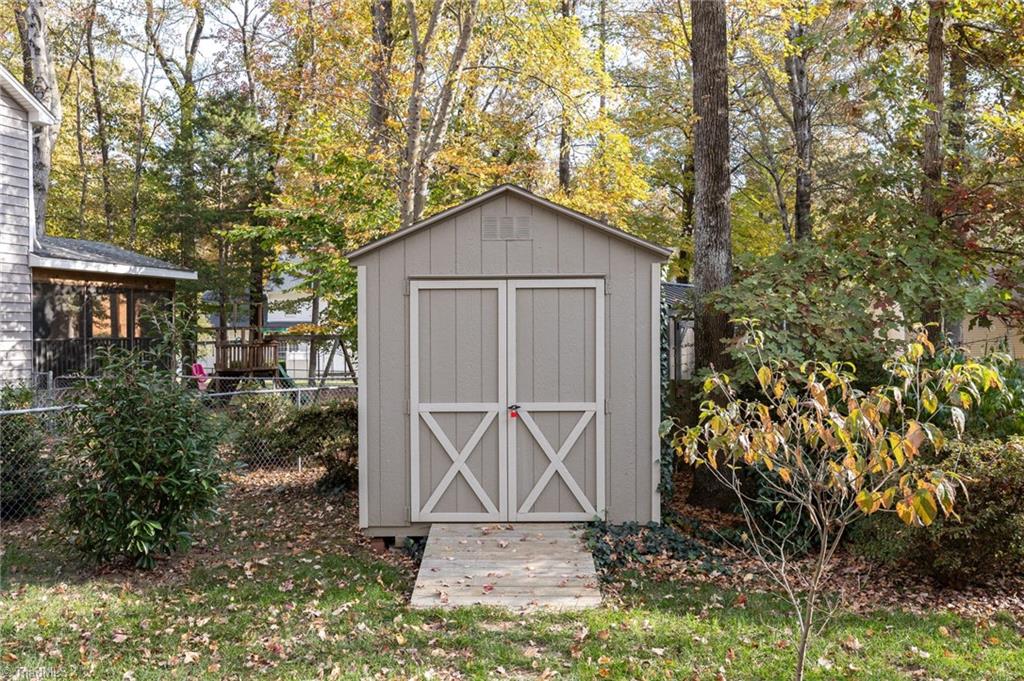 5106 Nantucket Road Greensboro, NC 27455 - Photo 25 of 27 New storage building for those yard tools