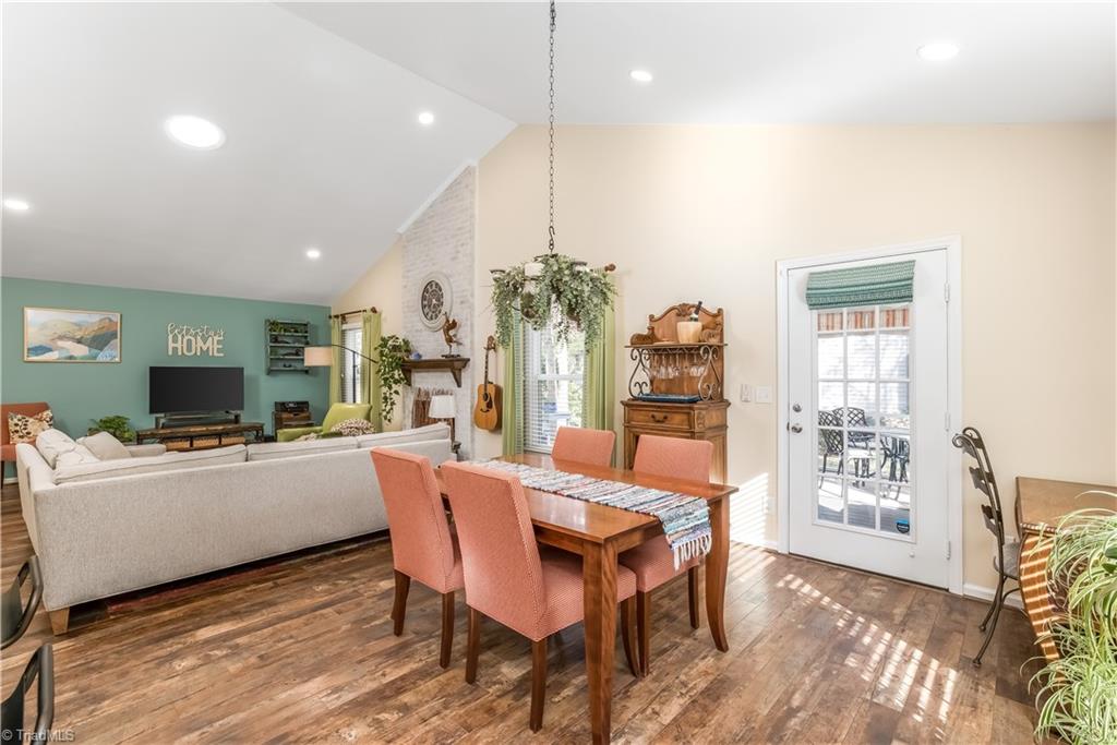 5106 Nantucket Road Greensboro, NC 27455 - Photo 9 of 27 Dining Room leads to a beautiful screened porch