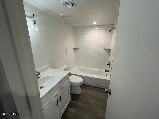 a close view of dresser