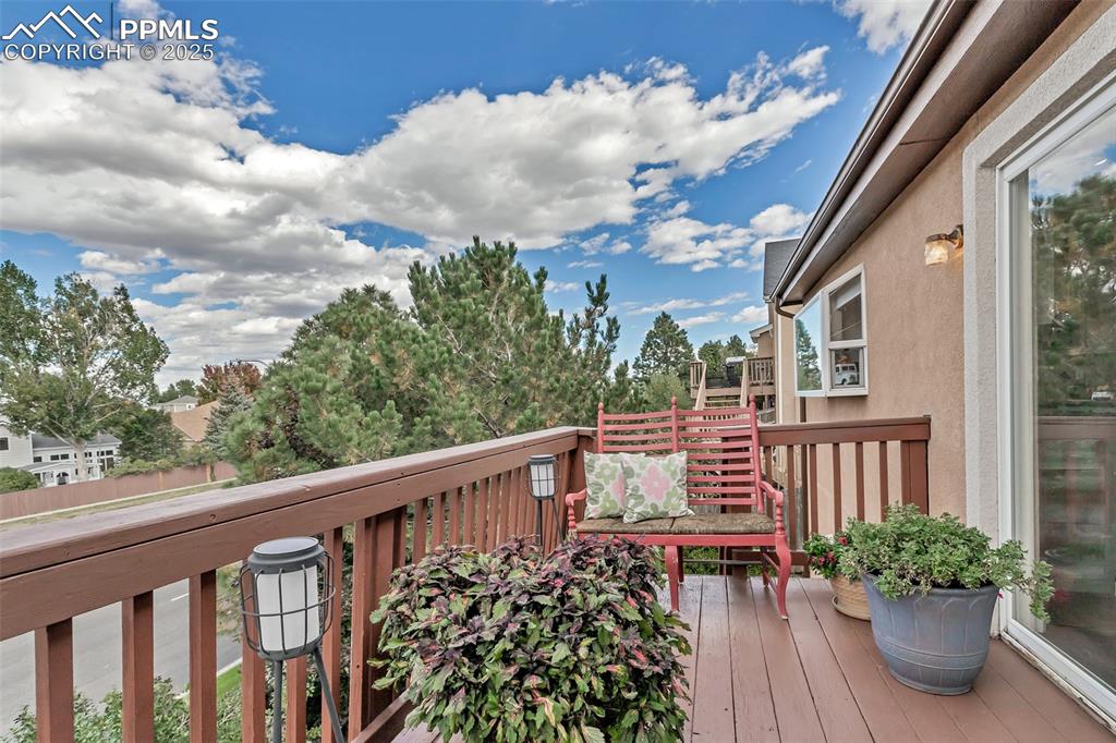 7120 Highcroft Drive Colorado Springs, CO 80922 - Photo 45 of 50 a view of a two chair in the balcony