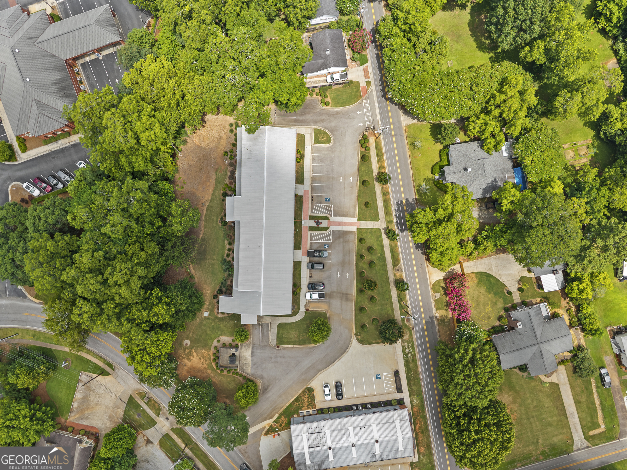 370 Park Street, Unit 8 Madison, GA 30650 - Photo 17 of 22 an aerial view of a house