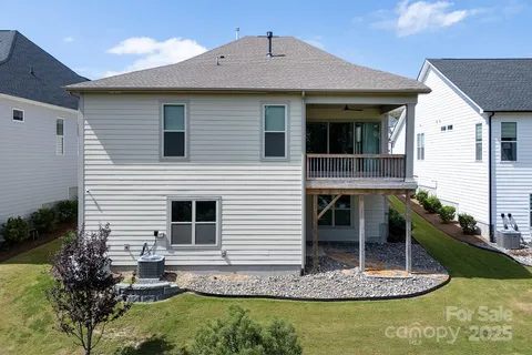 a front view of a house with entertaining space