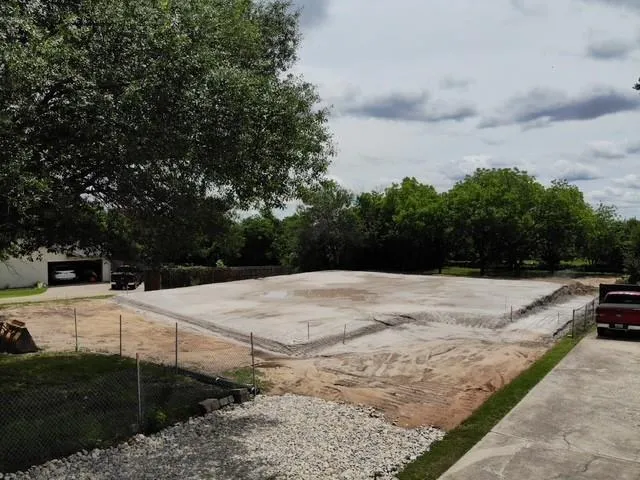 a view of outdoor space with swimming pool
