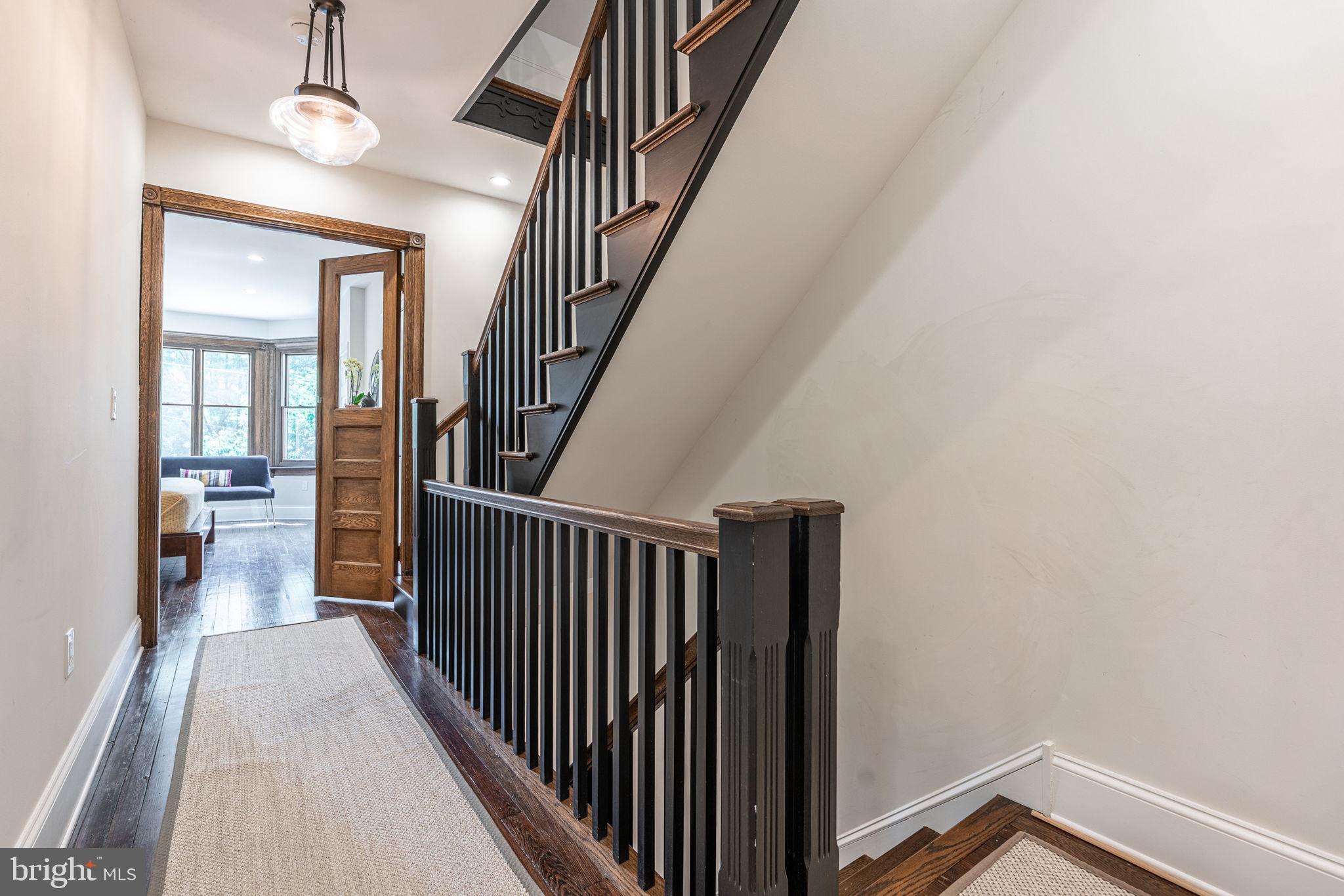 239 South 46th Street Philadelphia, PA 19139 - Photo 12 of 34 a view of a hallway view with staircase