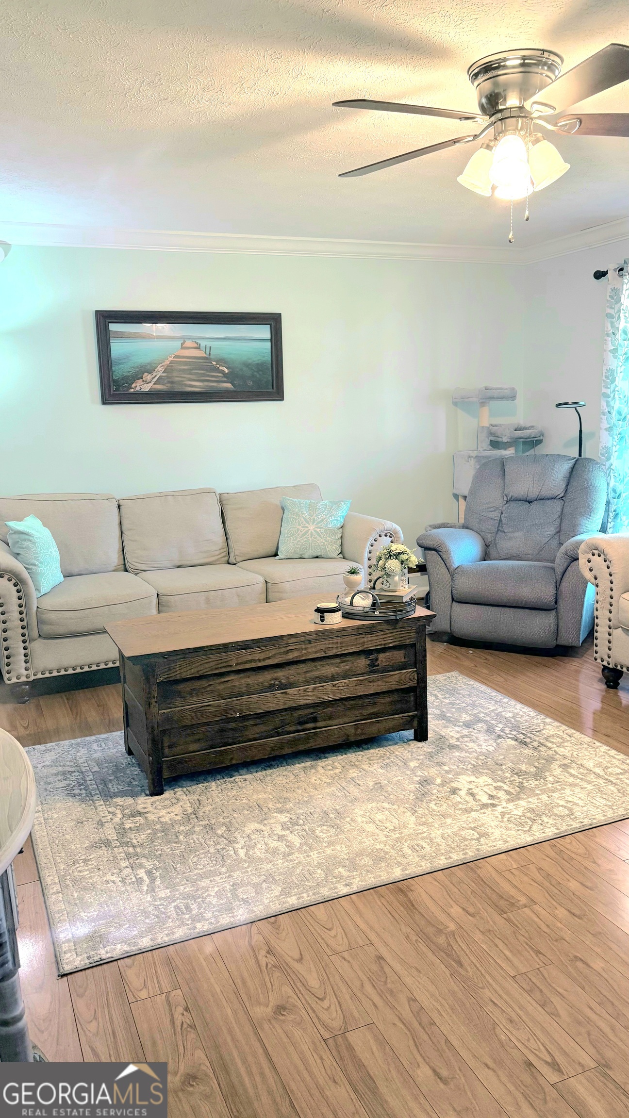 206 Oxford Road Griffin, GA 30223 - Photo 7 of 34 a living room with furniture and a rug