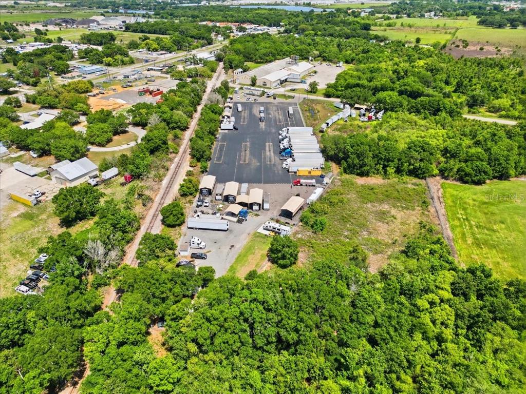 100 South Airport Road Lake Wales, FL 33859 - Photo 10 of 28 an aerial view of a house with a yard