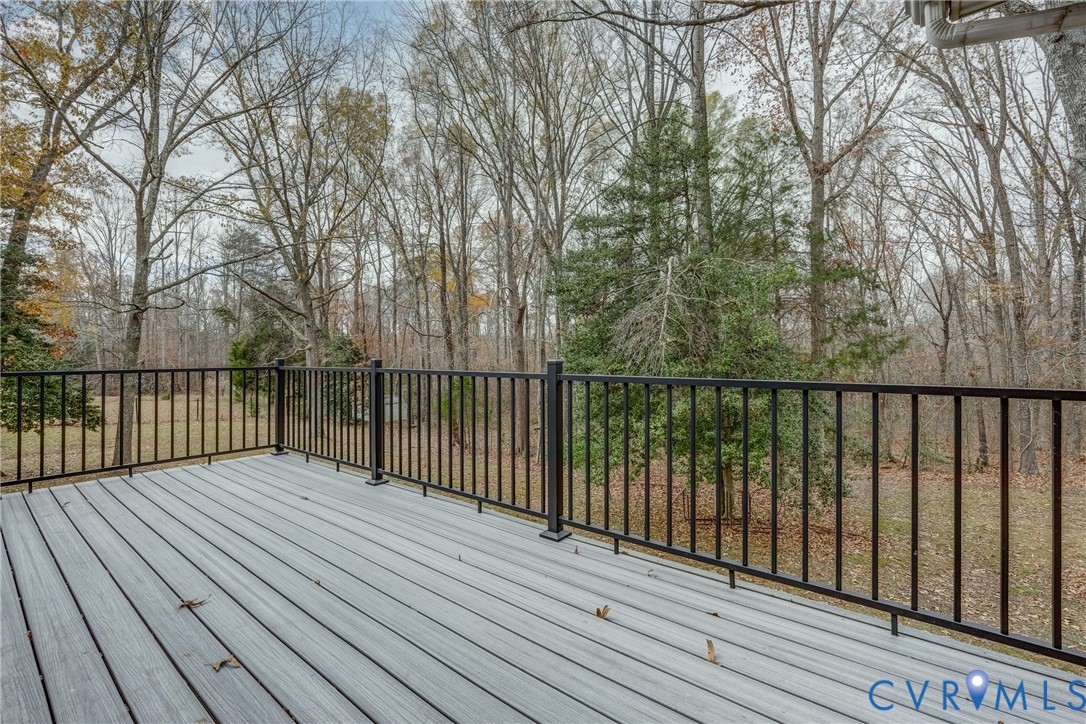 3534 Davis Mill Road Goochland, VA 23063 - Photo 10 of 40 a balcony with wooden floor