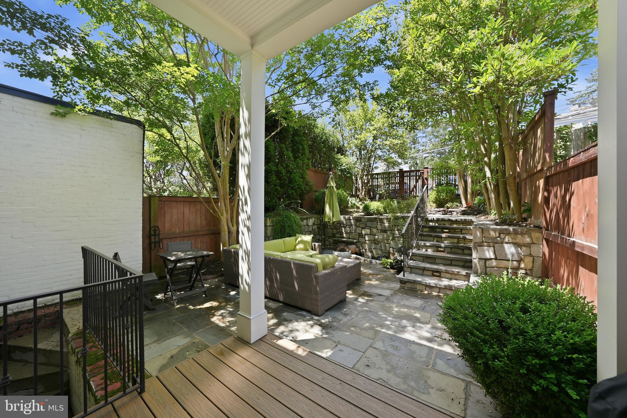 2806 27th Street Northwest Washington, DC 20008 - Photo 28 of 34 a view of deck with patio
