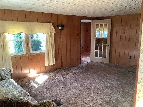 a view of an entryway door