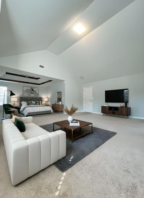 4350 Defoors Farm Trail Powder Springs, GA 30127 - Photo 33 of 47 a living room with furniture and a flat screen tv