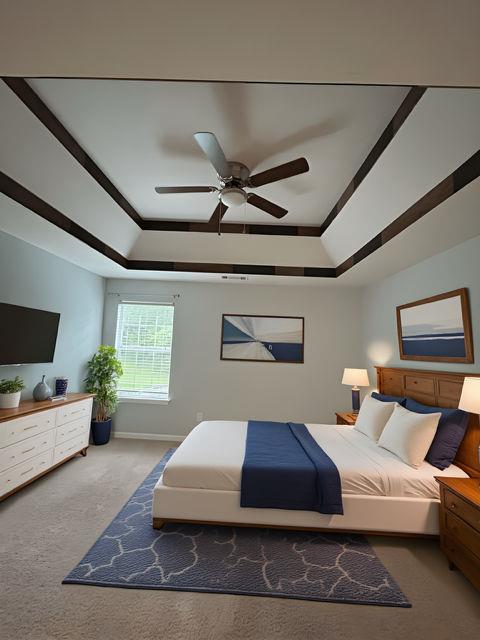 4350 Defoors Farm Trail Powder Springs, GA 30127 - Photo 35 of 47 a bedroom with a bed and couch