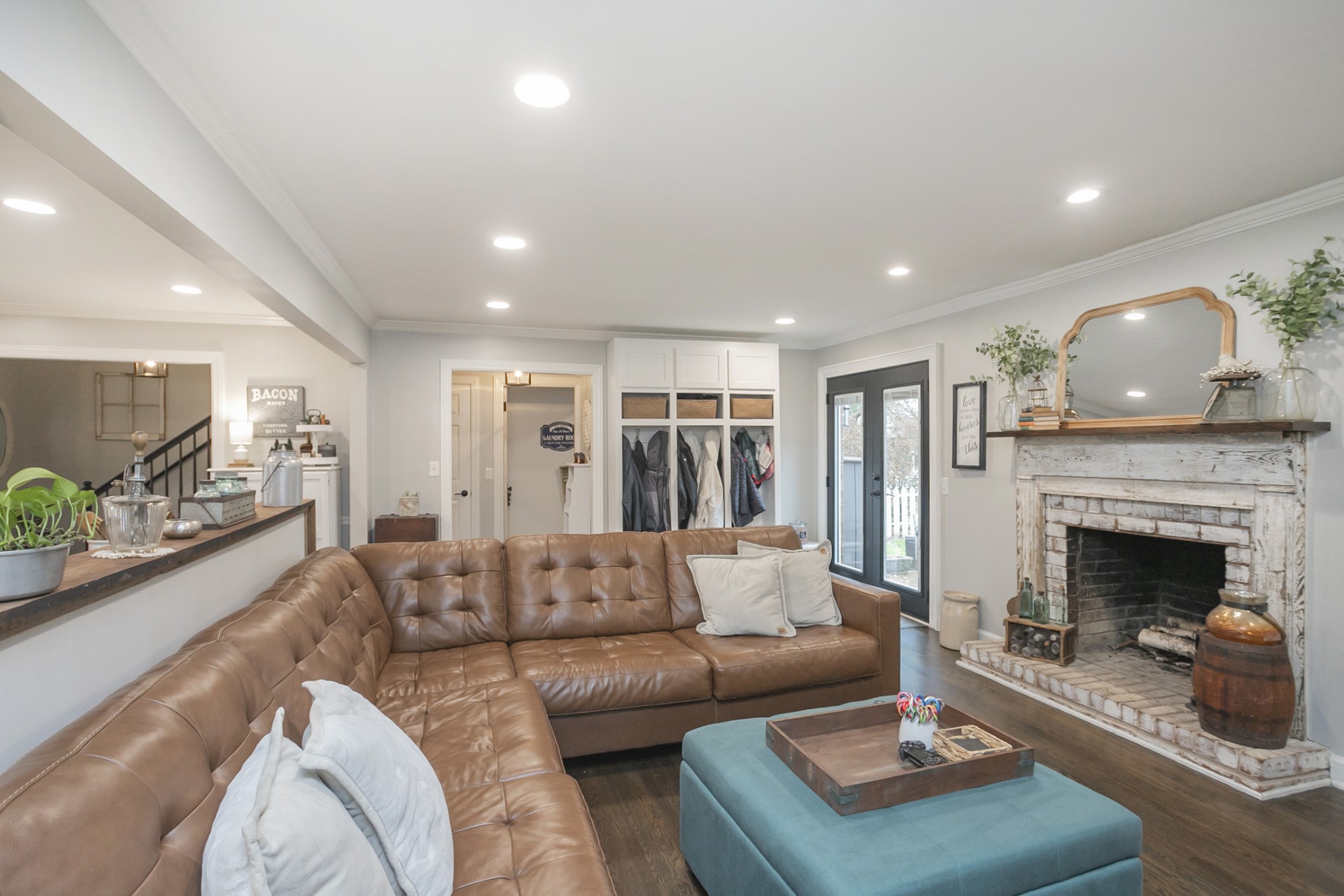 511 Arbor Drive Franklin, TN 37069 - Photo 11 of 24 a living room with furniture and a fireplace