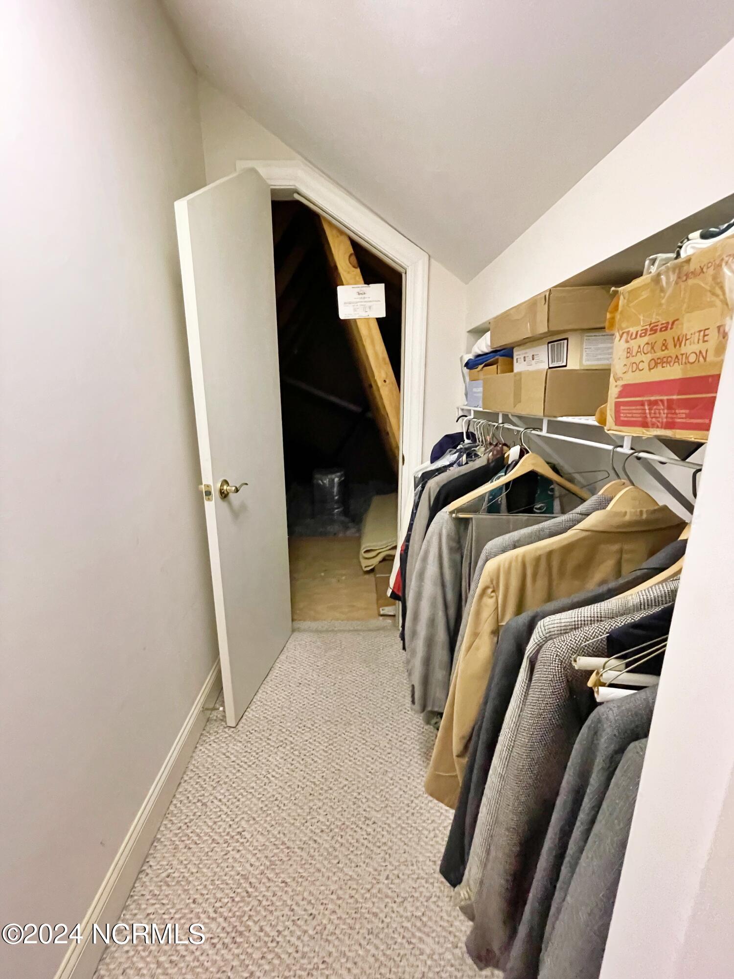 214 Nydegg Road New Bern, NC 28562 - Photo 58 of 76 CLOSET AND ATTIC ACCESS