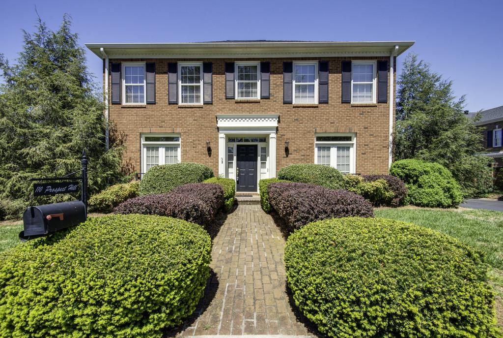 110 Prospect Hill Nashville, TN 37205 - Photo 1 of 23 front view of a house with a garden