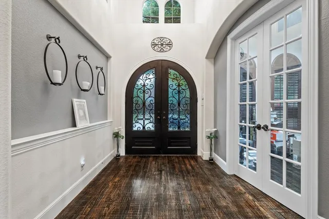 a view of front door with stairs