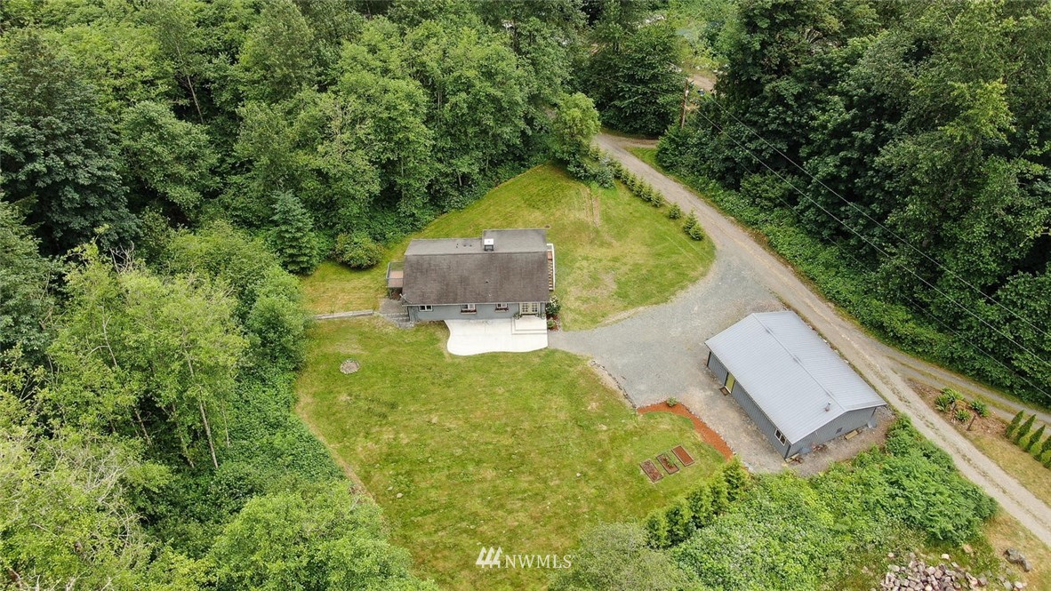 15519 OK Mill Road Snohomish, WA 98290 - Photo 28 of 32 a view of a back yard from a balcony
