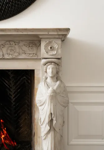 a close view of stove